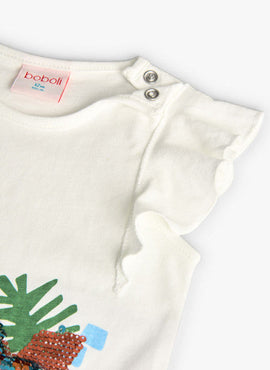 CAMISETA PUNTO DE BEBE NIÑA -BCI