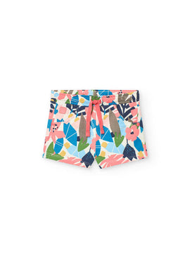 BERMUDAS FELPA DE BEBE NIÑA -BCI
