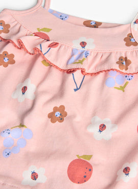 PELELE PUNTO FLORES DE BEBE NIÑA -BCI
