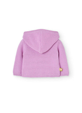 CHAQUETA TRICOTOSA DE BEBE NIÑA -BCI