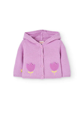 CHAQUETA TRICOTOSA DE BEBE NIÑA -BCI