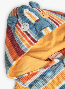 CHAQUETA TRICOTOSA LISTADA DE BEBE -BCI