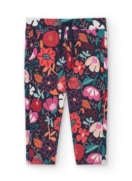 PANTALON FELPA FLORES DE BEBE -BCI