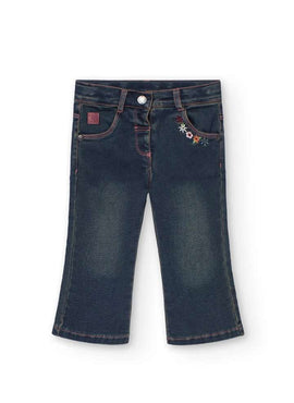 PANTALON DENIM PUNTO DE BEBE -BCI