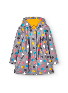 IMPERMEABLE CON CAPUCHA DE NIÑA