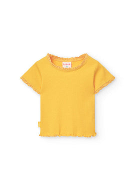 CAMISETA PUNTO CANALE DE BEBE NIÑA -BCI