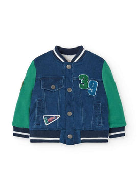 CAZADORA DENIM PUNTO DE BEBE NIÑO -BCI