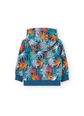 CHAQUETA FELPA ESTAMPADA DE BEBE -BCI