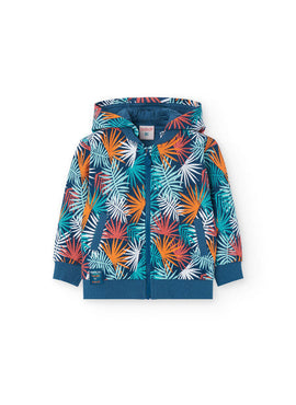 CHAQUETA FELPA ESTAMPADA DE BEBE -BCI