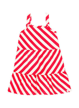 VESTIDO PUNTO RELIEVE LISTADO DE NIÑA
