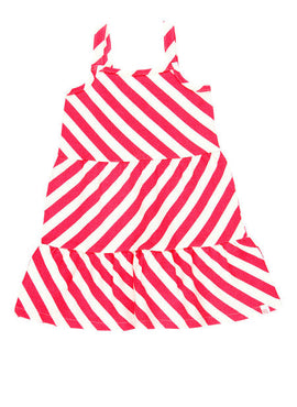 VESTIDO PUNTO RELIEVE LISTADO DE NIÑA