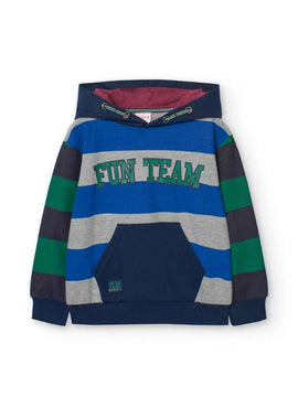 SUDADERA FELPA CON CAPUCHA DE NIÑO -BCI