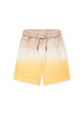 BERMUDAS FELPA TINTADA DE NIÑO -BCI