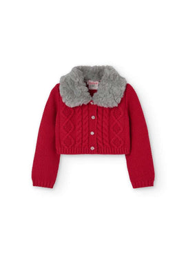 CHAQUETA TRICOTOSA DE BEBE NIÑA -BCI