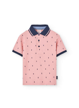 POLO PIQUE ESTAMPADO DE NIÑO -BCI