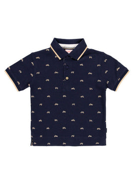 POLO PIQUE ESTAMPADO DE NIÑO -BCI