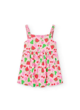 VESTIDO PUNTO ESTAMPADO DE BEBE -BCI