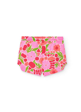 BERMUDAS PUNTO FLORES DE NIÑA -BCI