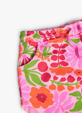 BERMUDAS PUNTO FLORES DE NIÑA -BCI