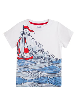 Camiseta manga corta barco Vela