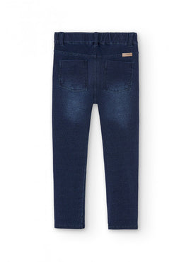 Pantalon felpa denim