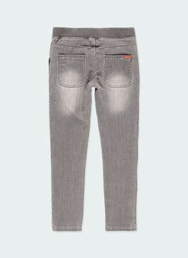 Pantalon denim punto
