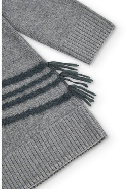 Vestido tricotosa gris